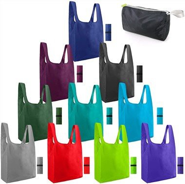 大型カラフルなショッピングバッグポリエステル